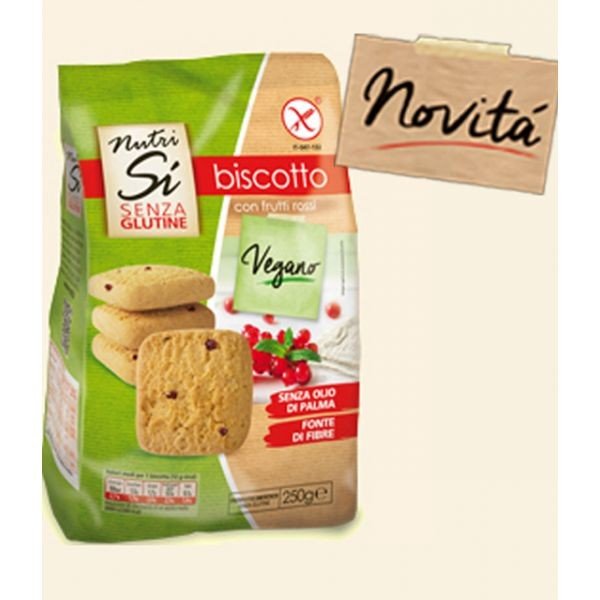 Biscotto Biscuiti vegani cu fructe rosii - 250g -